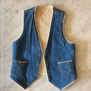 Vintage Levi’s Sherpa Vest